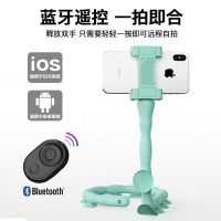 毛毛虫抖音懒人手机支架车载多功能吸盘式桌面直播床头自拍杆通用