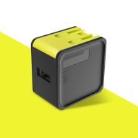 ROCK手机快充充电器苹果安卓通用插头小米华为万能充电头多口闪充|【方糖】黑色单口1A