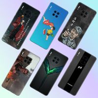 华为mate30手机贴纸彩膜磨砂膜mate30pro背贴p30创意卡通后膜通用