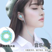 通用耳机线华为oppo小米vivo入耳式安卓带麦学生可爱