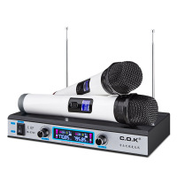 无线话筒一拖二 功放音响电脑卡拉ok 家用k歌麦克风会议家庭舞台