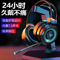 电脑耳机头戴式耳麦电竞游戏台式笔记本有线无吃鸡听声辩位带麦克风话筒7.1声道二合一网吧专用手机通用蓝牙