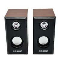 电脑音响台式家用低音炮有线木质手机笔记本台式机蓝牙无线小音箱