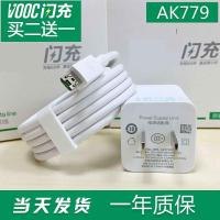 OPPO A3 A1充电器A83 A73手机数据线充头套装插头P闪充原装快充2A|1闪头+2闪线 均码