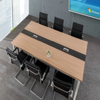 心业2.0米钢木办公台XY-GMZ20简易桌  此产品单件不出售批量请联系客服(仅在线下销售,仅供安徽政府部门批量采购)