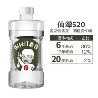 钢铁打酒侠53度白酒酱香型纯粮食酒散酒仙潭620坤沙高粱酒老酒固态发酵泡酒1.5升