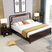 怡红院 床 新中式实木床经典中国风古典家具禅意实木床