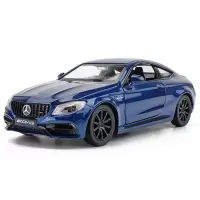 熊山谷 马珂垯 正版授权梅赛德斯奔驰AMG C63s超跑合金车模 送底座