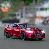 熊山谷 马珂垯 1:32仿真M4赛道版跑车合金车模 男孩玩具车金属汽车模型摆件礼物