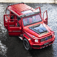 熊山谷 马珂达 1:18 巴博斯超大模型男孩儿童玩具车合金回力车模