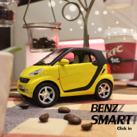 熊山谷 马珂达 1:24smart合金车模 男孩玩具车金属汽车模型摆件礼物