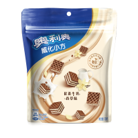 亿滋 奥利奥威化小方优选牛乳香草味100g 休闲小零食饼干