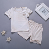 儿童短袖套装夏季薄款宝宝两件套男女童纯棉T恤短裤童装