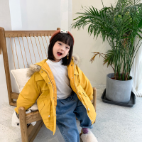 儿童羽绒服男女童中长款2019冬季新款韩版时尚洋气假两件连帽加厚外套