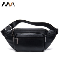 MVA 简约休闲男女羊皮包户外便携横款斜跨包胸前包8879