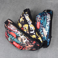 山奇品一定制logo个性牛津布腰包 男士运动户外胸包骑行包 单肩斜跨包