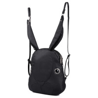 山奇品一2019新款兔子双肩包女时尚百搭卡通可爱动物包女户外出行纯色书包