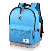 山奇品一开学季韩版牛津布休闲时尚男女双肩包学生书包电脑背包防水旅行包