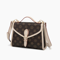姿瑟2020新款驴牌家手提包包女欧美单肩斜挎包时尚老花复古斜跨邮差包