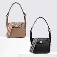 姿瑟2020新款腋下包林迪包荔枝纹pu手提包爱玛女仕单肩包源头