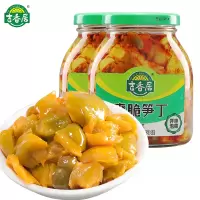 吉香居爽脆笋丁306g*2瓶 红油泡菜下饭菜榨菜咸菜酸菜