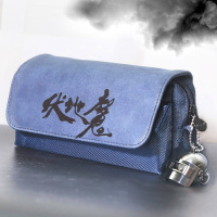 大容量笔袋简约创意帆布铅笔盒男孩韩国版男生高中学生大学生用品多功能网红吃鸡小学生初中生绝地求生文具盒