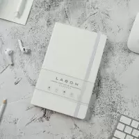 文具 笔记本子定制可印Logo记事本商务订做内页方格本女手账本简约ins风日系日记本空白文艺摘抄本