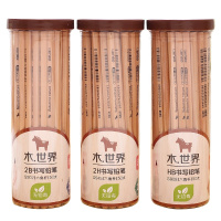 铅笔桶装三角六角铅笔HB铅笔小学生儿童铅笔2B素描写字笔写字铅笔木铅笔