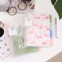 二月集A4/A5活页笔记本子 B5可拆卸扣环夹简约大学生超厚加厚线圈