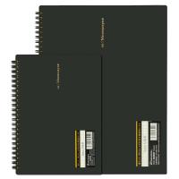 日本记忆女神Mnemosyne双环螺旋线圈本满乐文笔记本子B5简约大学生手账日记本A4/A5文艺精致ins风方格