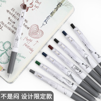 学霸笔 限定版不是闷限定款到货日本JJ15中性笔定制版SARASA按动中性笔水笔多色文具0.5/0.38