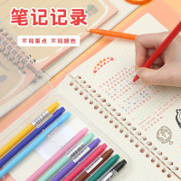 【苏宁好货】12色0.3mm纤维笔头男女学生重点标记记号笔彩色手账笔多色中性笔手账彩色专用笔软头绘画套装