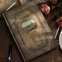 【苏宁好货】欧式笔记本子文艺精致简约复古古风日记本a5个性创意网红大学生课堂读书笔记本记事本魔法书本好词好句摘抄本