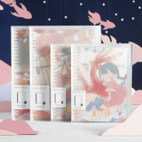 【苏宁好货】麻球童话镇活页本a5笔记本子可拆卸扣环超厚记事本b5横线塑料外壳学生创意大学生线圈本可拆笔记本