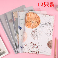 【苏宁好货】加厚A4拉杆夹水滴形资料夹透明文件夹可爱小清新塑料抽杆夹书夹子试卷夹本夹子文件套书夹套多层学生用大容量