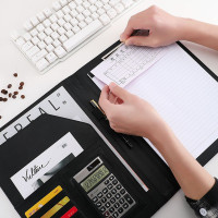 【苏宁好货】商务a4多功能文件夹夹板销售本夹定制资料谈判夹讲义谈单作业公文夹量房本销讲夹顾问房产中介带看包