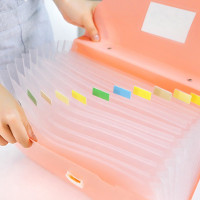 【苏宁好货】简约风琴包多层A4文件夹收纳盒学生试卷夹多功能资料册