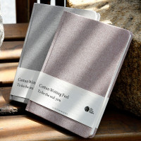 【苏宁好货】简约文艺复古布面记事本创意笔记本子手帐本学生日记本空白纸手绘本B6手账本涂鸦画本计划打卡本企业定制logo