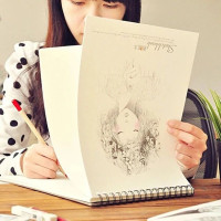 【苏宁好货】手绘空白素描本美术本绘画A4图画本大8k开小学生用A3速写画画本儿童本子16k水彩动漫彩铅画纸画册美术生专用