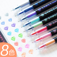 手账彩色专用笔一套糖果色手绘套装手帐记做笔记中性笔学生用超萌彩笔水笔颜色笔彩色笔文具用品可爱多色