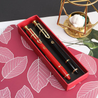 中性笔水笔0.5mm按压式签字笔金属笔杆网易音乐经典配色文艺办公文具用品摘记笔滚珠可替换G2替芯