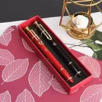 中性笔水笔0.5mm按压式签字笔金属笔杆网易音乐经典配色文艺办公文具用品摘记笔滚珠可替换G2替芯