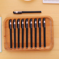 黑红蓝中性笔芯0.38/0.5mm子全针管碳素笔水笔芯替芯批发