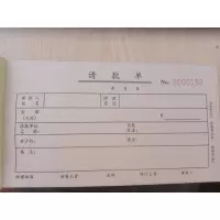 10本请款单三联请款申请单付款单收据二联请款单支付凭证单