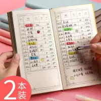 记账本小随身家庭理财笔记本现金日记账本懒人记账本女手帐收支明细账本花销册多功能家用小号账簿便携记帐本