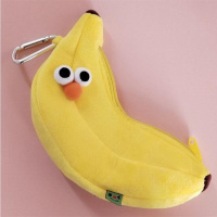 特价 举重妖精 金福珠李同款大眼睛香蕉拉链笔袋文具盒