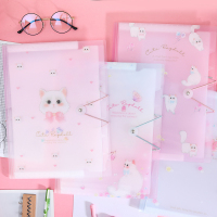 可爱a4文件夹多层学生用透明插页韩国试卷整理神器学生高中书夹子分类试卷夹卷子孕检产检资料册收纳袋风琴包