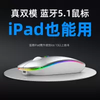 [iPad也能用]可充电无线鼠标静音台式笔记本通用