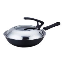 ASD/爱仕达无涂层铸铁不生锈炒锅燃气电磁炉通用CF30B1J