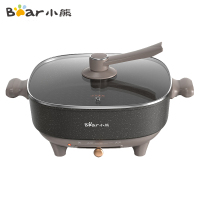 Bear/小熊电火锅DHG-C60P6鸳鸯锅6L大容量家用电煮锅煎锅涮大火力